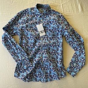 Floral long sleeve shirt